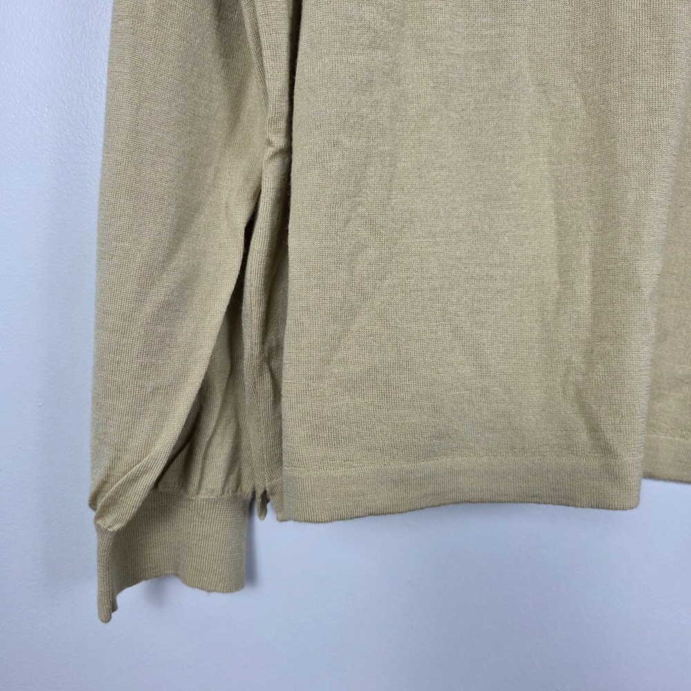Bullock & Jones San Francisco Merino Wool Cashmere Silk Long Sleeve Polo XXL - Picture 5 of 6